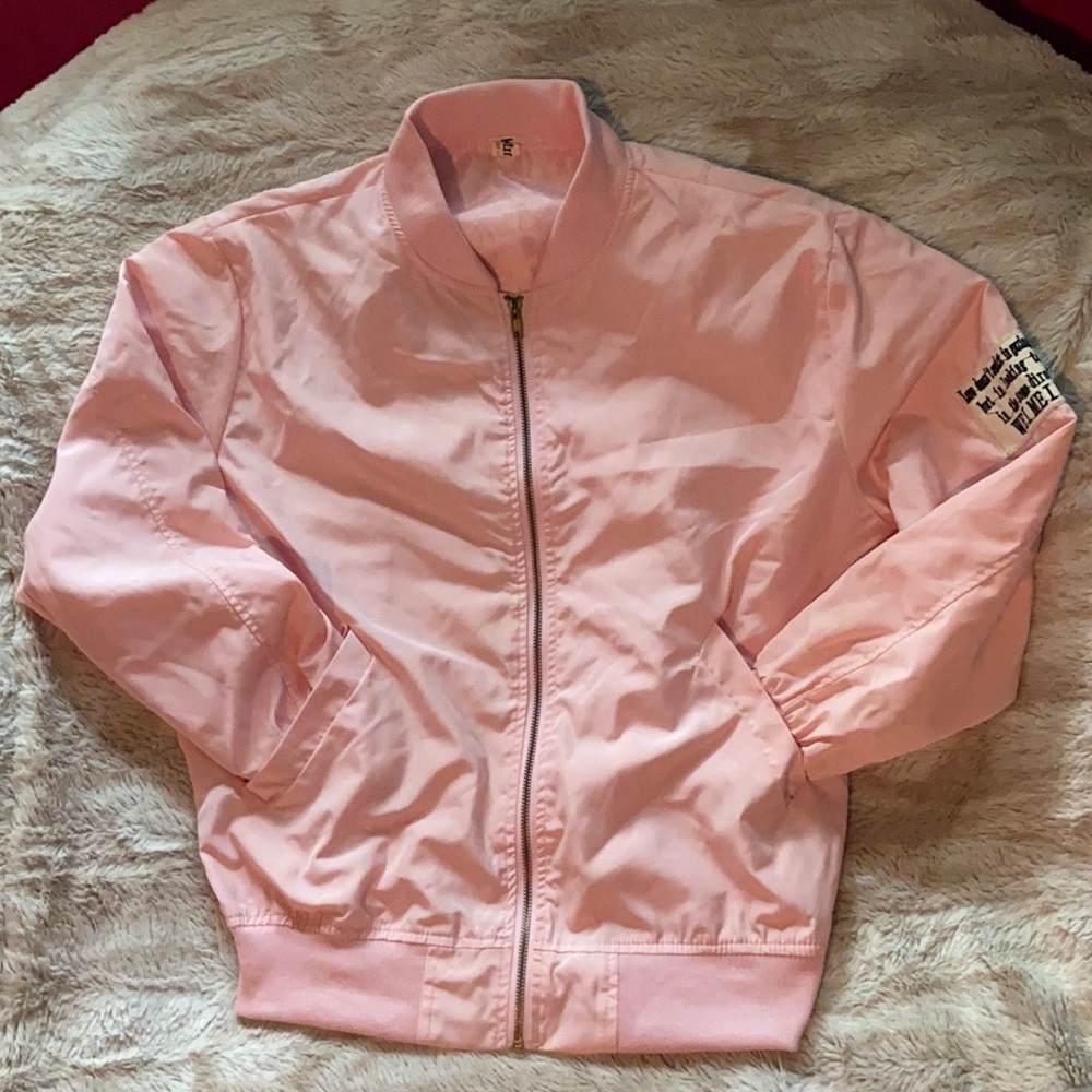 Pink Shein Bomber